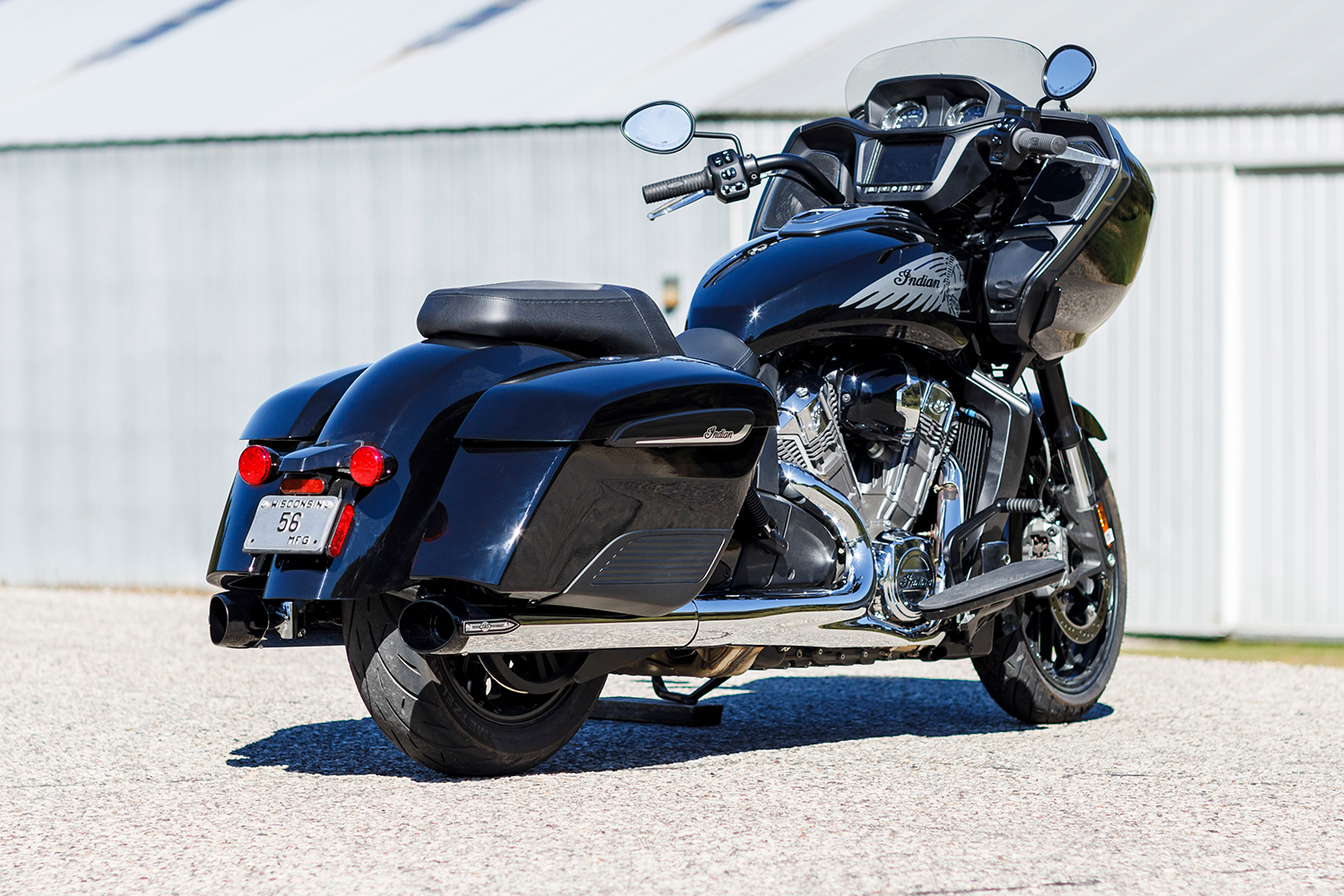 S&S Cycle Broadhead Slip-On Mufflers For Indian Touring 2014-2025