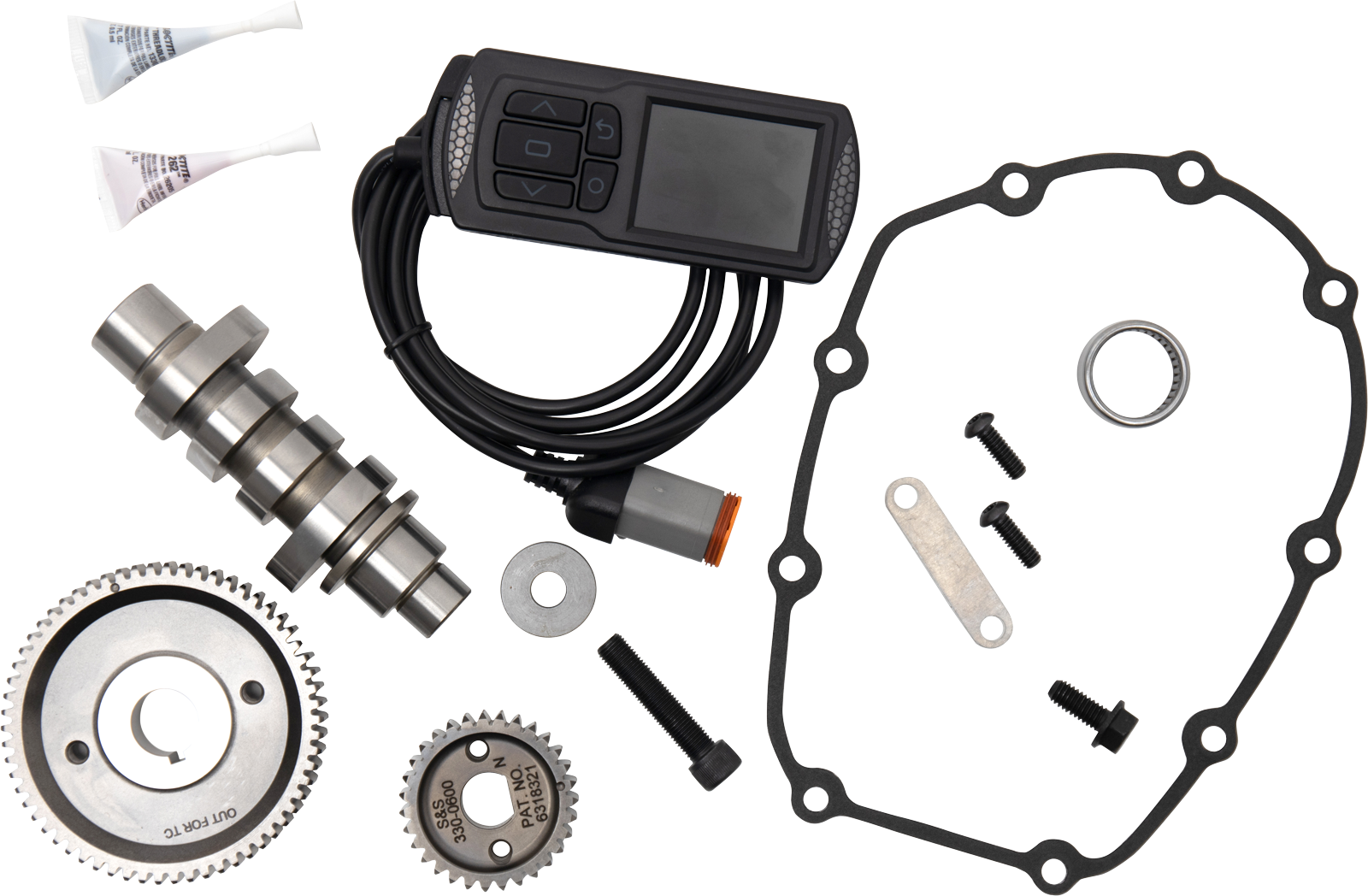 S&S Cycle (330-0726) 475 Camshaft and Dynojet PV-3 Cam Kit - 475G - Gear Drive  for 2017-2019 M8 Harley Touring Models