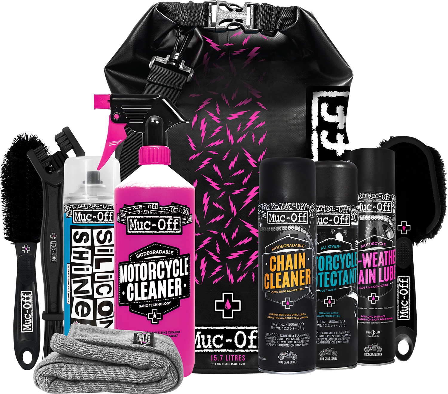 MUC-OFF USA Ultimate Motorcycle Cleaning Kit