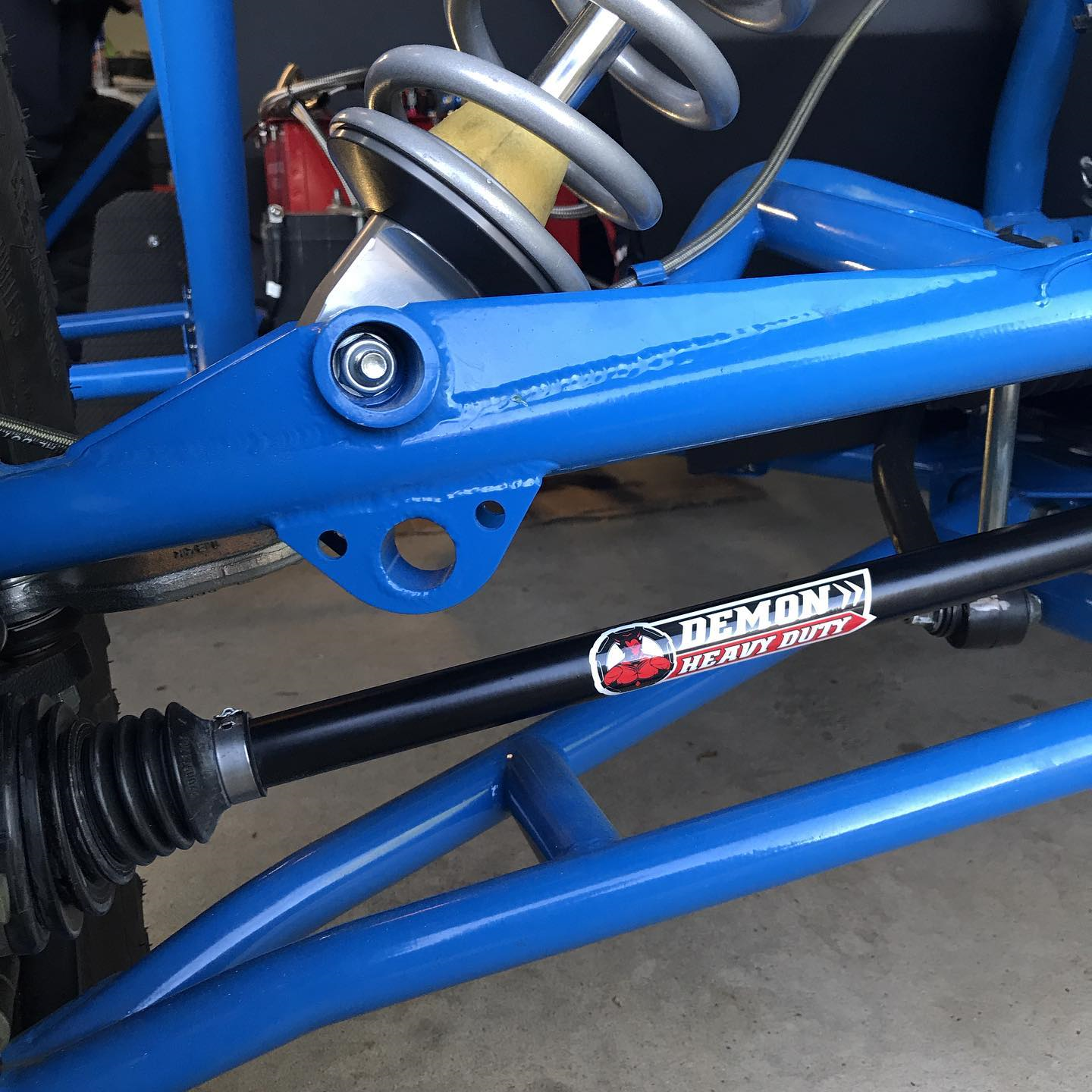 DEMON Complete Heavy-Duty Axle — Front Left/Front Right