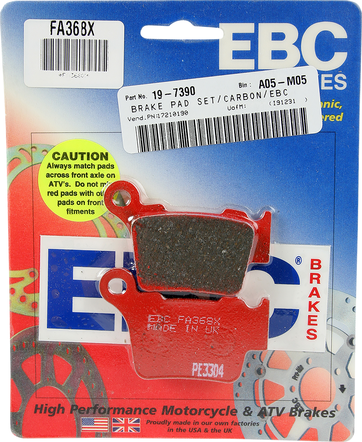 EBC FA368X Carbon X Rear Brake Pads