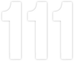 Factory effex Mini Pro Number 1 - White - 5"