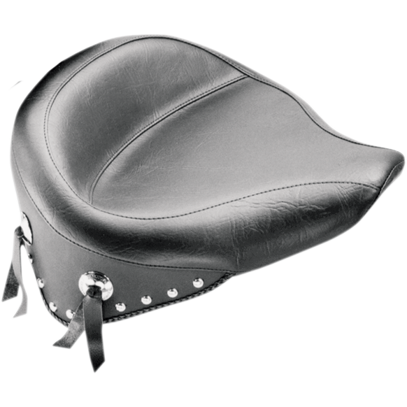 Mustang Wide Touring Solo Seat For Harley Softail With 150mm Rear Tire 2000-2015