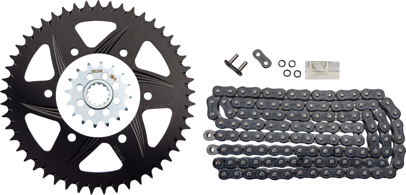 Vortex V3 HFR Quick Accel Chain And Sprocket Kit Yamaha R1 2009-2014