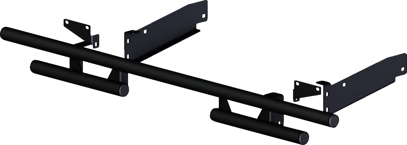 Kfi products Rear Bumper - Black - Textron Tracker/Arctic Cat