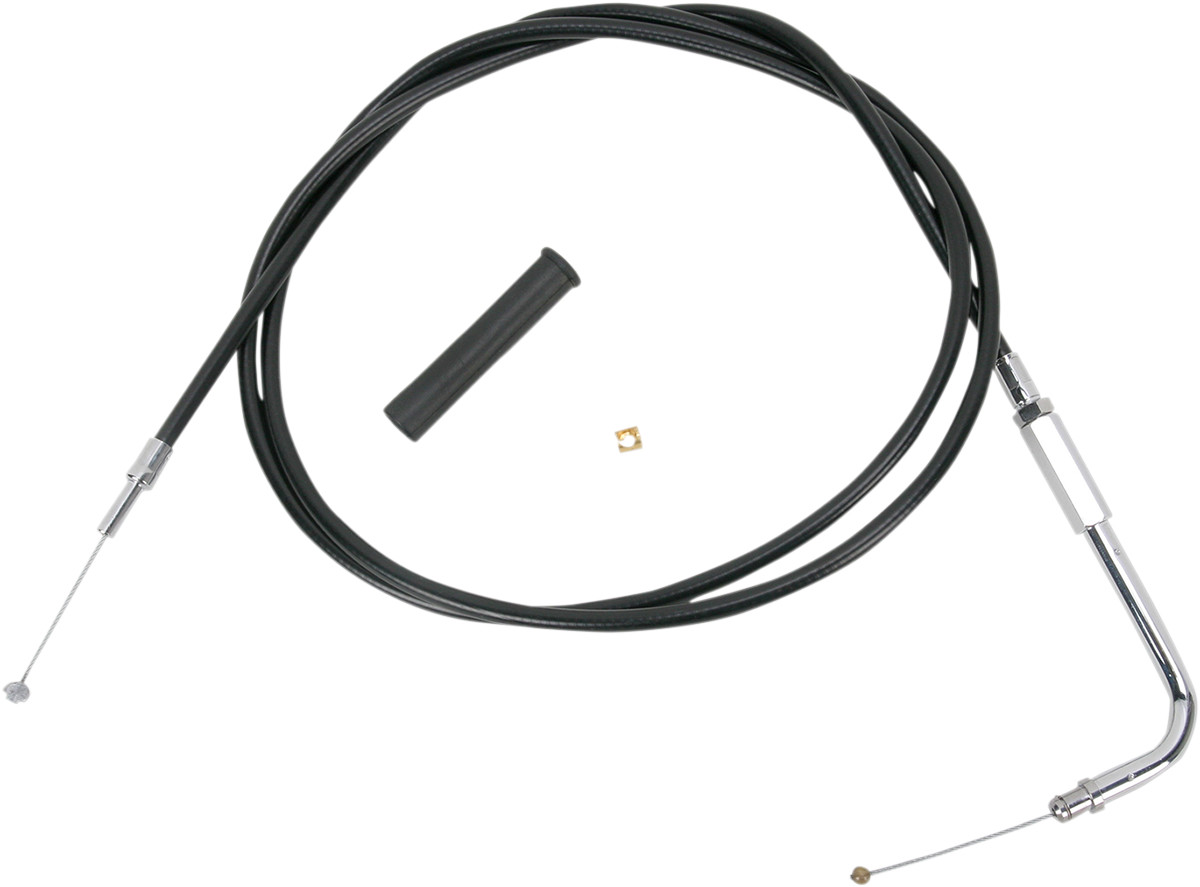 Drag Specialties Black Vinyl Throttle/Idle Cable