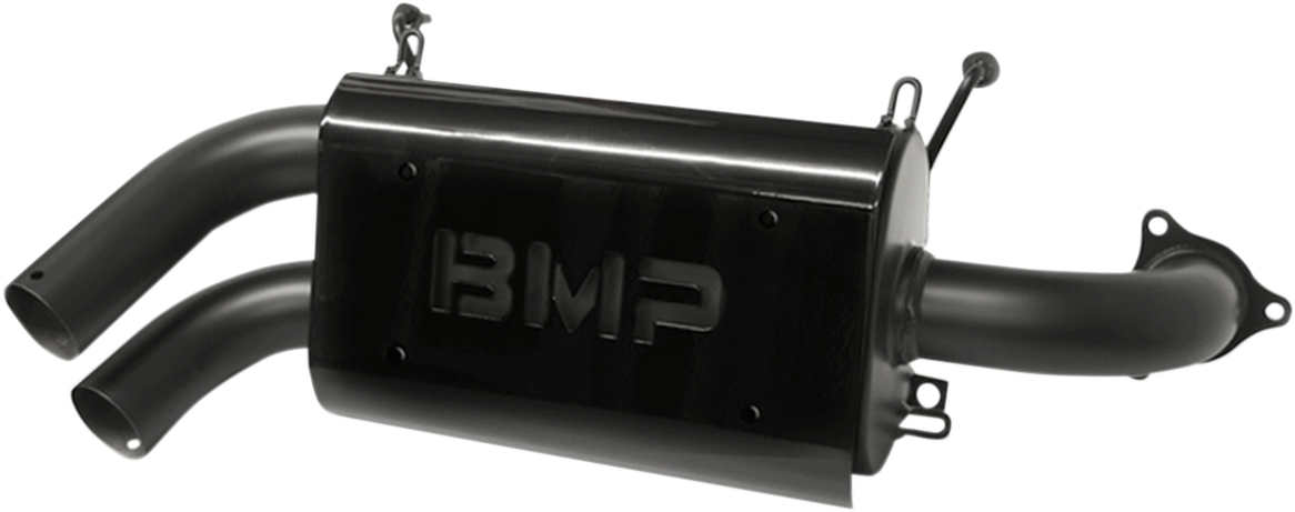 Bikeman performance Double Barrel Slip-On Muffler - Ceramic Black 2016-2019 Polaris RZR XP Turbo EPS / 2020-2020 Polaris RZR XP Turbo EPS 4x4