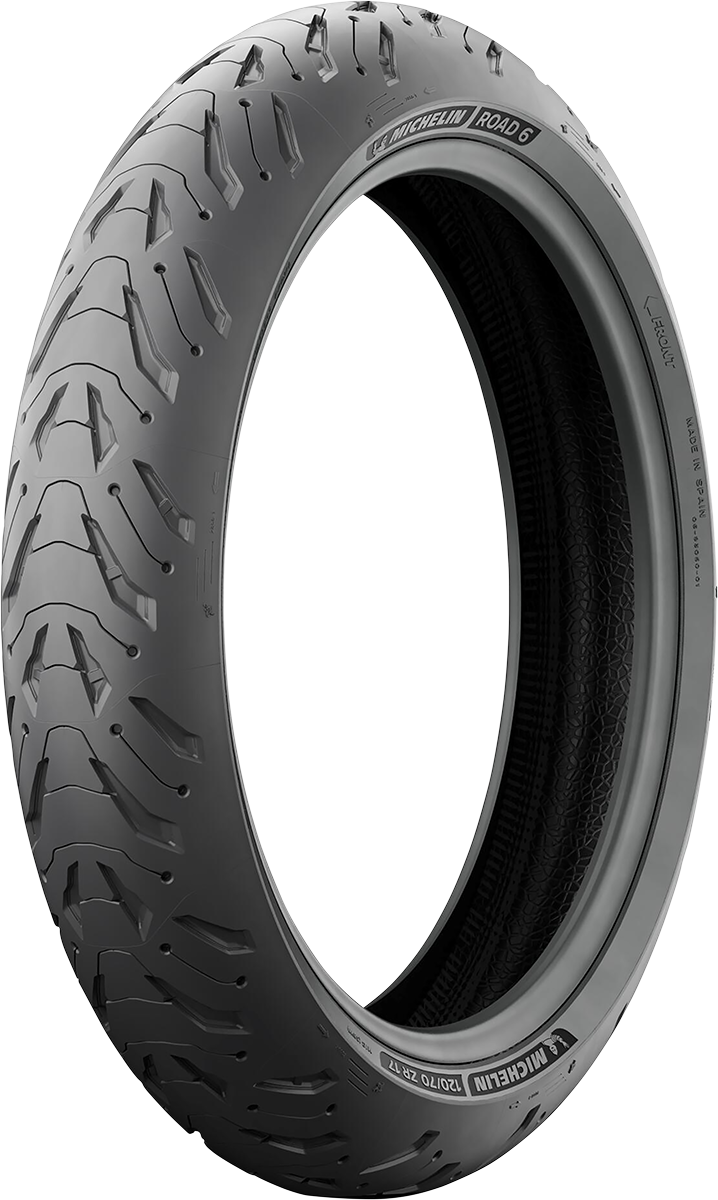 MICHELIN (26276) Road 6 Tire | Tire - Road 6 - Front - 120/70ZR17 - (58W)