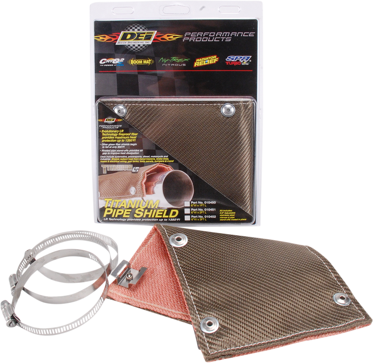 Dei Flexible Heat Shield - 4" x 12"