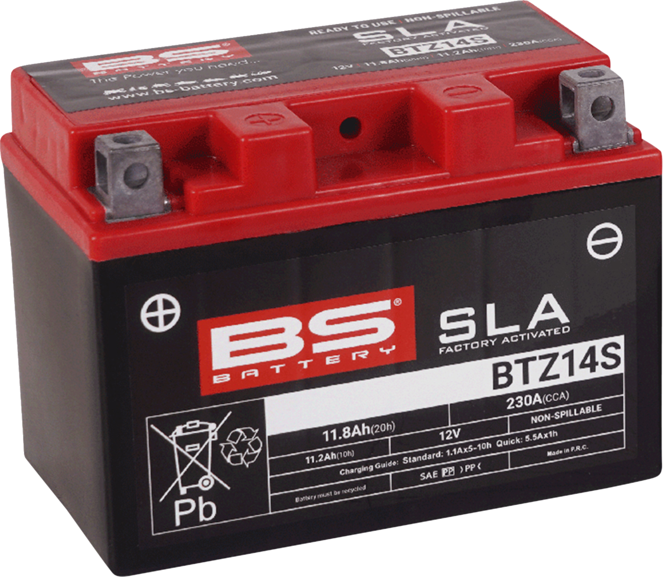 BS BATTERY SLA Factory- Activated AGM Maintenance-Free Battery