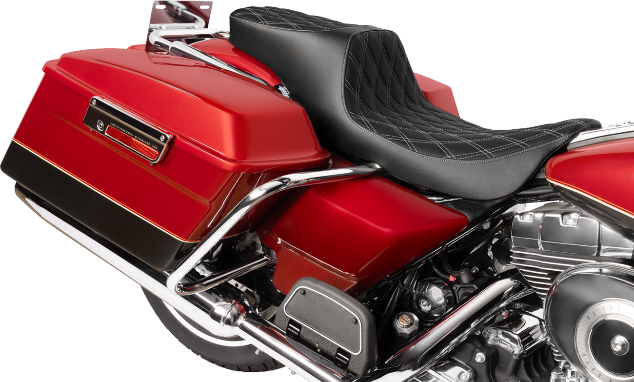 DRAG SPECIALTIES SEATS Performance Predator 2-Up Seat