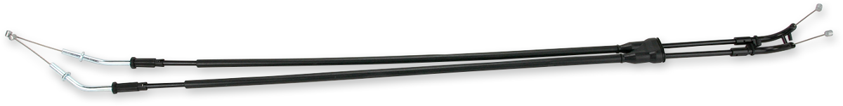 Parts unlimited Black Vinyl Throttle Cable - Kawasaki