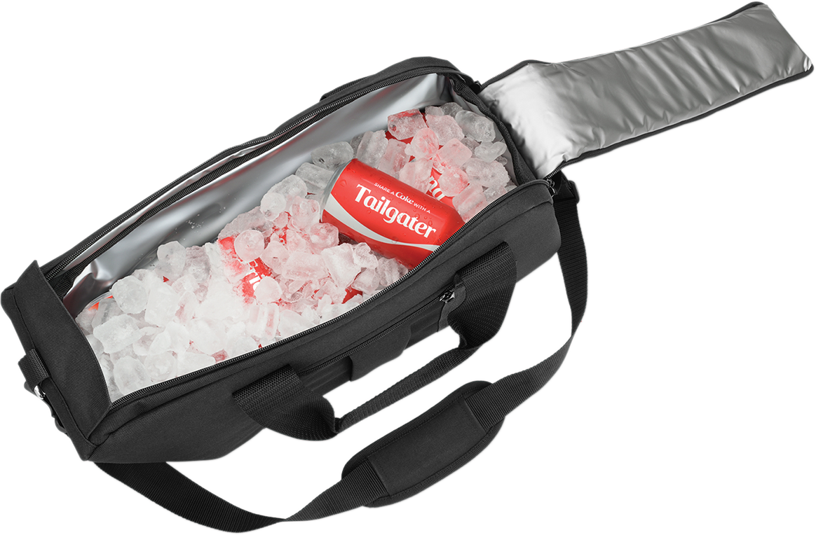Show chrome King Kooler Saddlebag