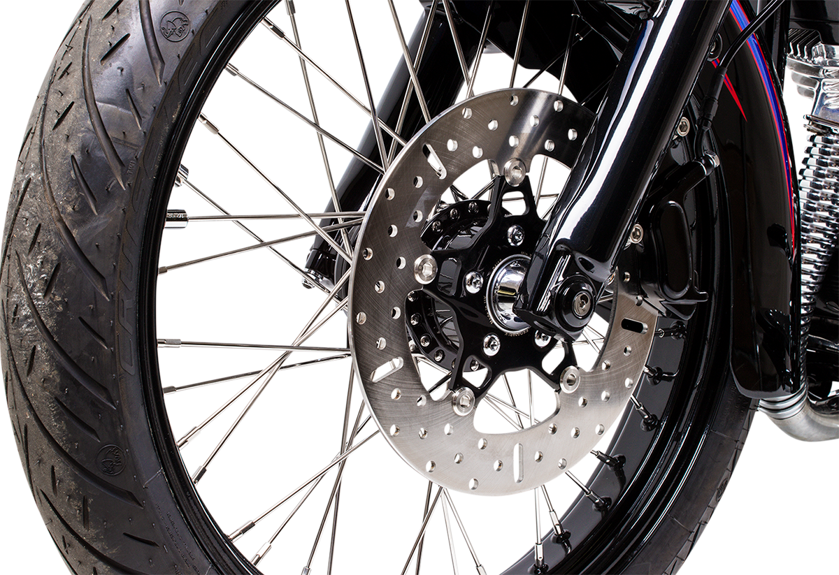 Ebc Brake Rotor - Black Carrier Harley Davidson/Indian
