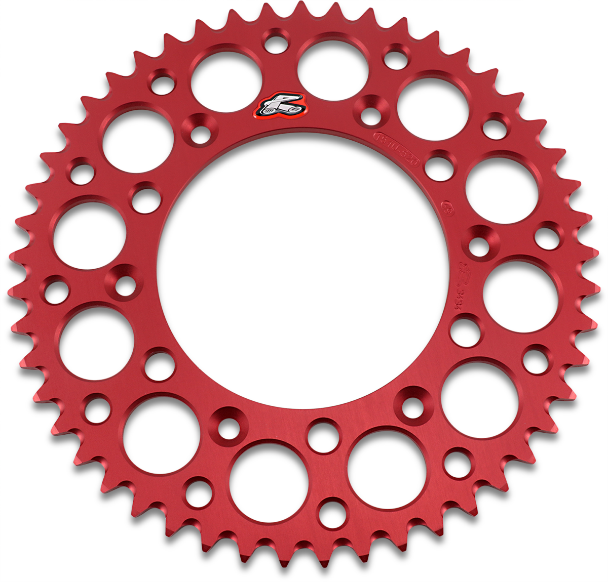 Renthal Rear Sprocket - Aluminum - 50 Tooth - Red - Honda 50T