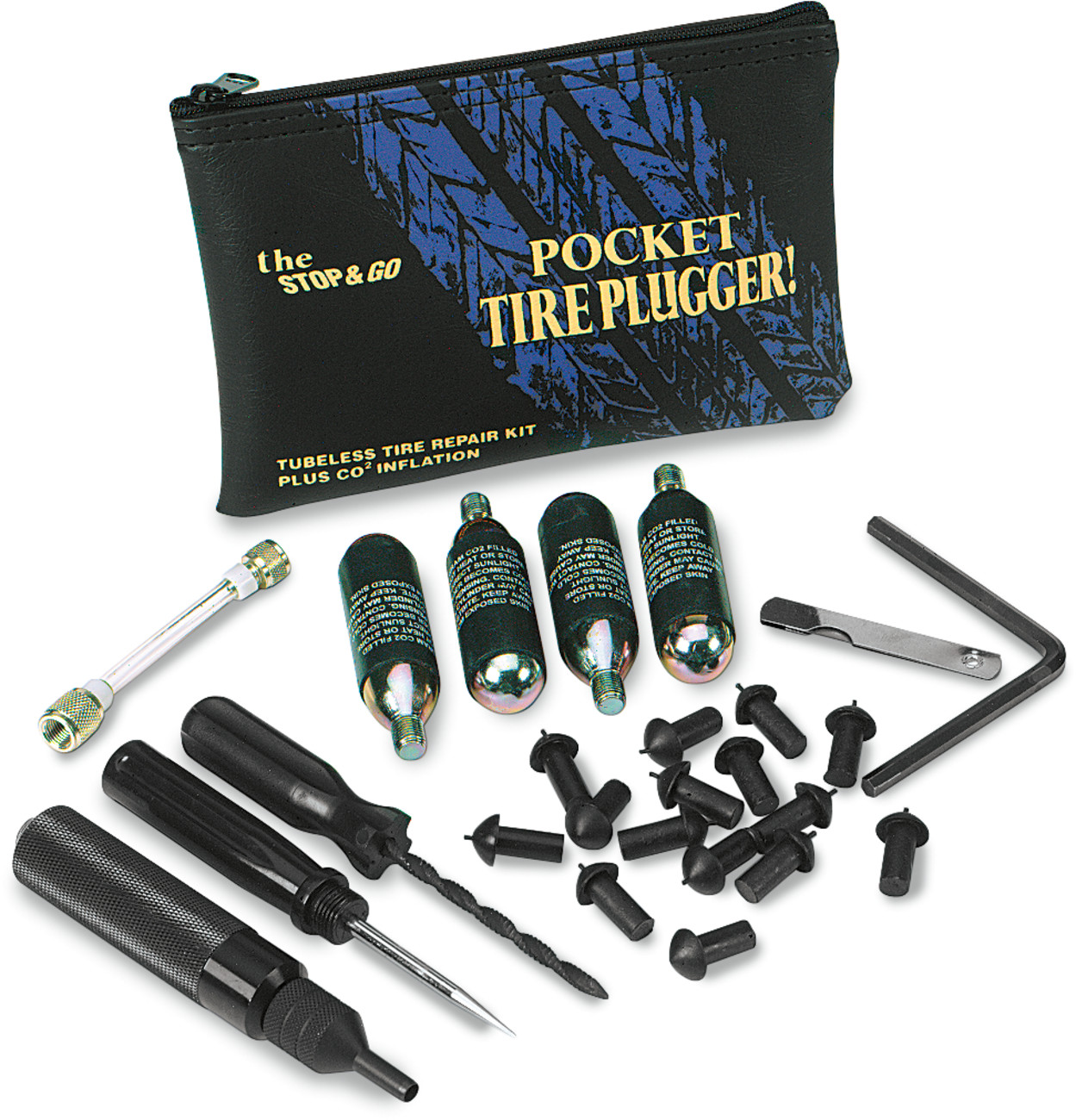 STOP & GO INTERNATIONAL Pocket Tire Plugger with CO² Kit