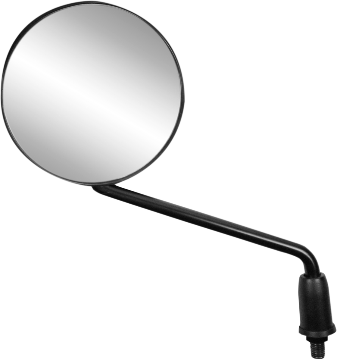 Parts unlimited Mirror - Side View - Round - Black