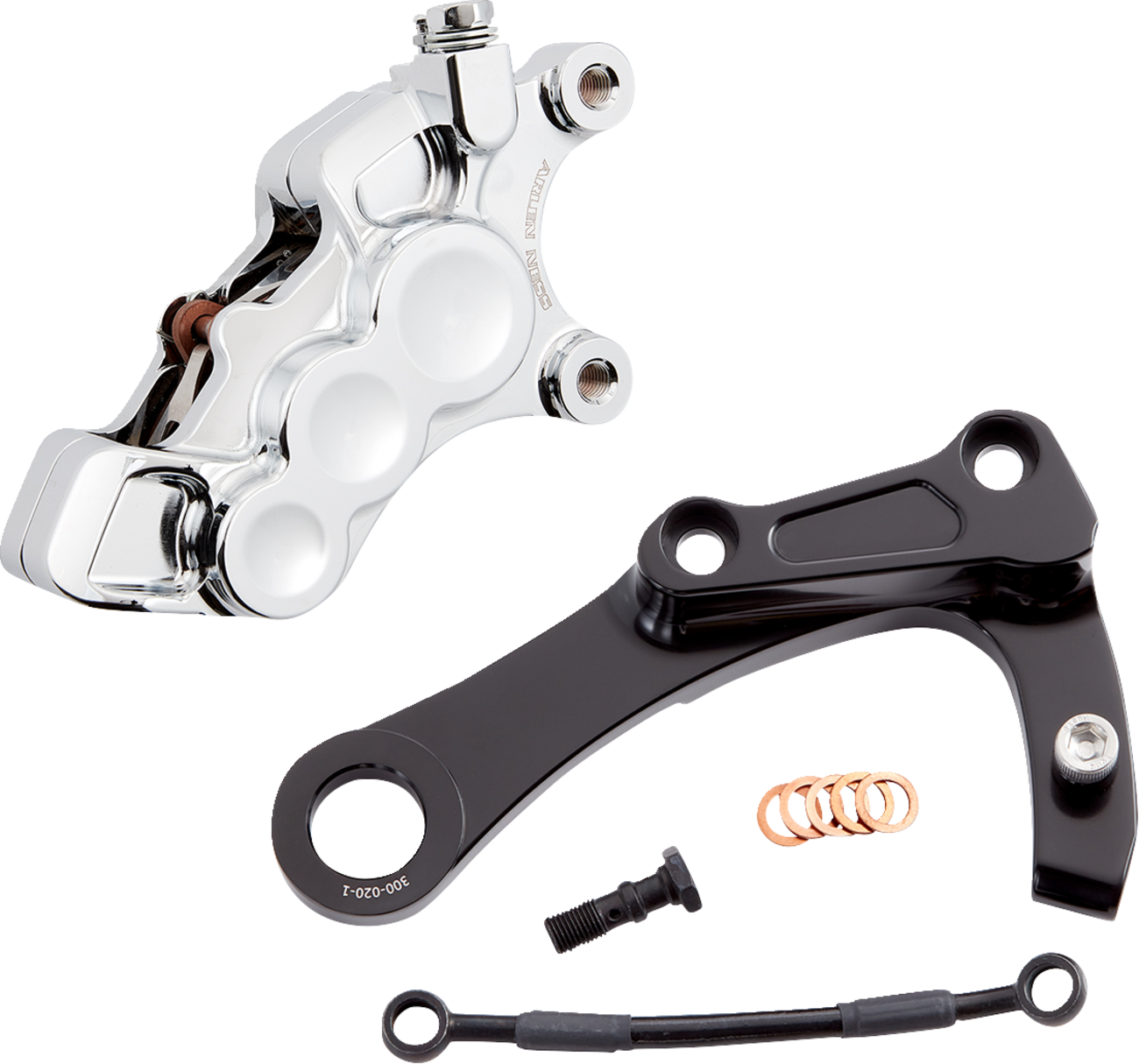 Arlen ness 6-Piston Caliper - Rear - Chrome Harley Davidson