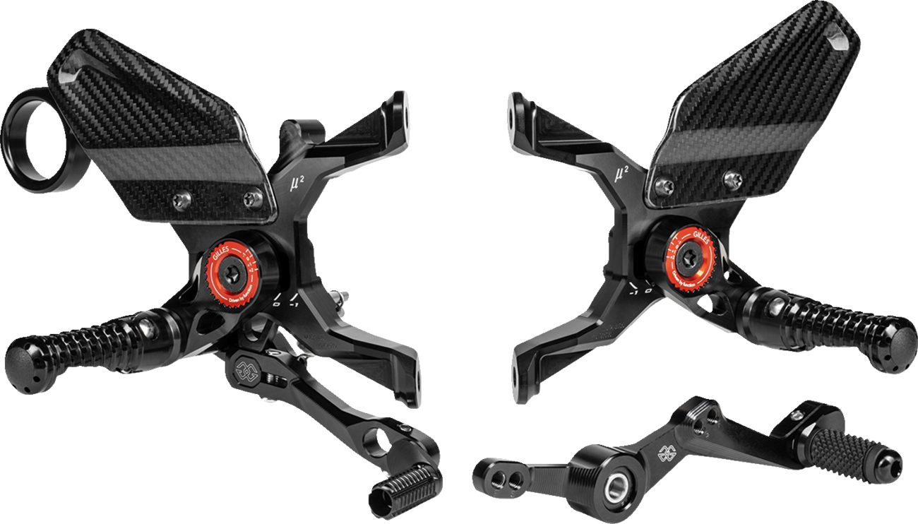 Gilles Tooling MUE2 Rearsets BMW S1000R / M1000R 2021-2025