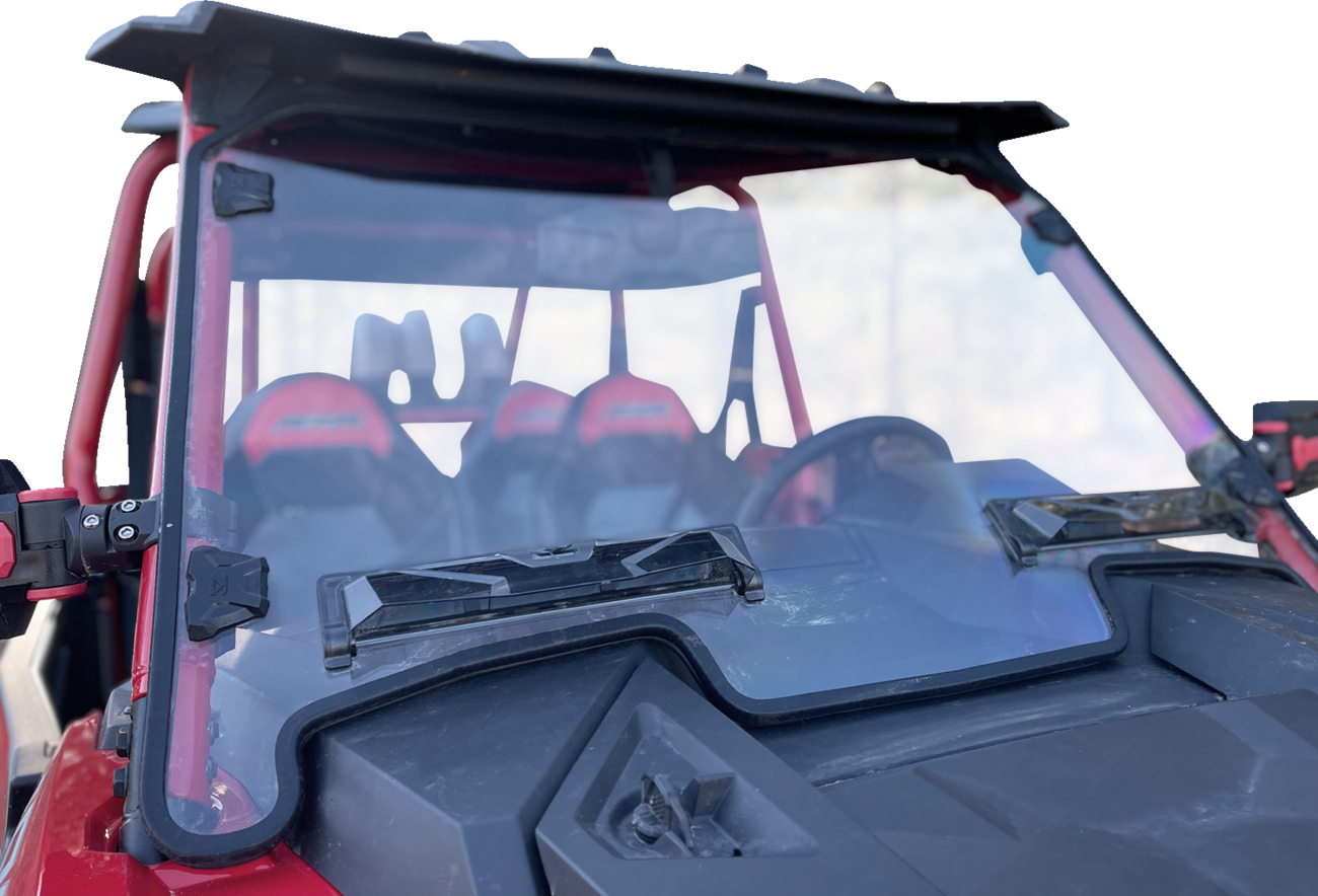 Seizmik Tool-Less Versa Vent Hard Coated Windshield Polaris RZR XP 1000 2019-2023