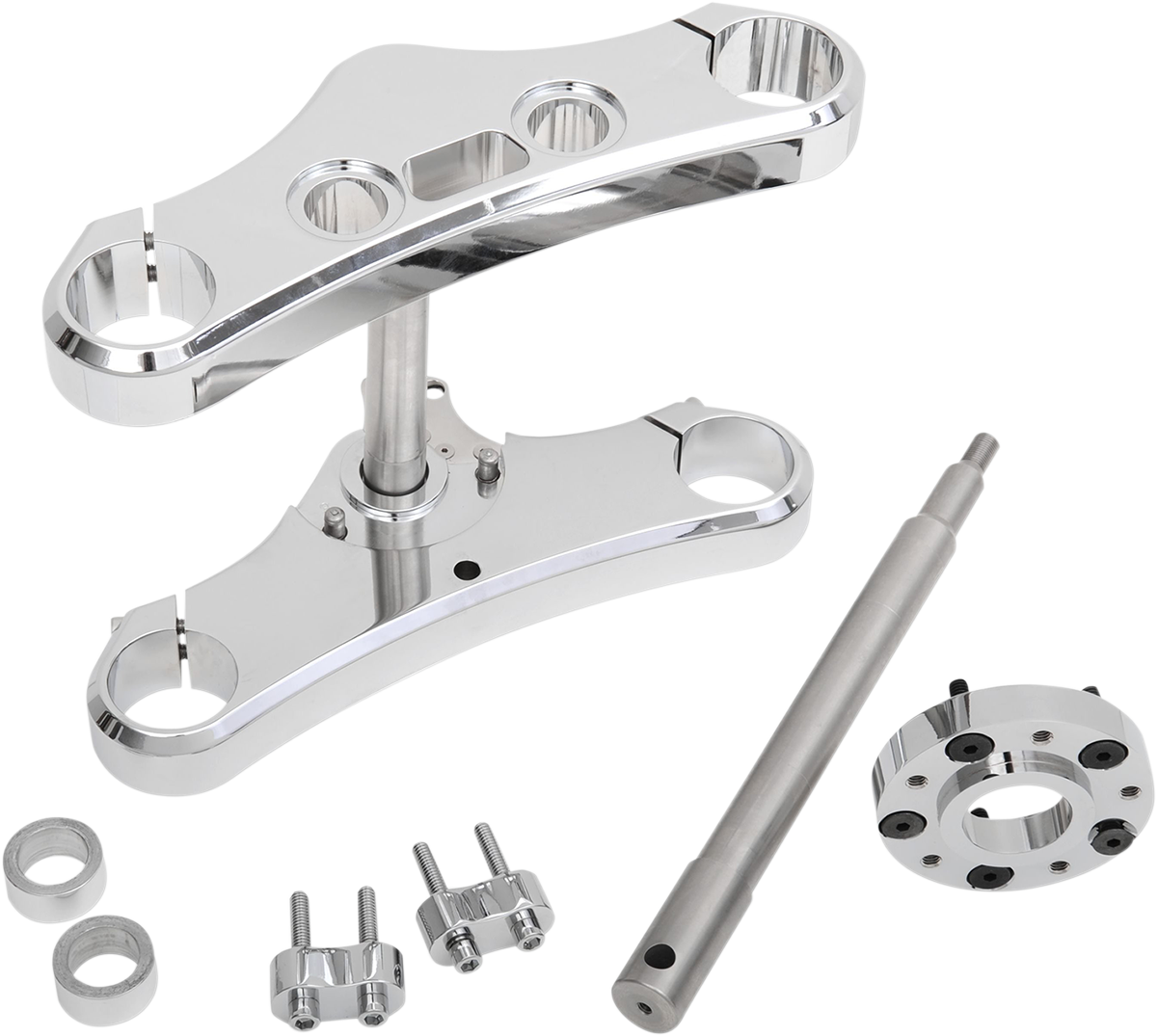 ACCUTRONIX 49 mm Wide Glide Triple Tree Conversion Kit