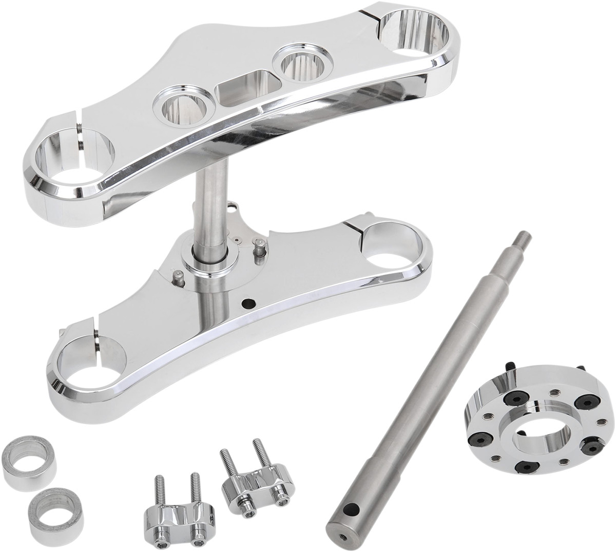 ACCUTRONIX 49 mm Wide Glide Triple Tree Conversion Kit