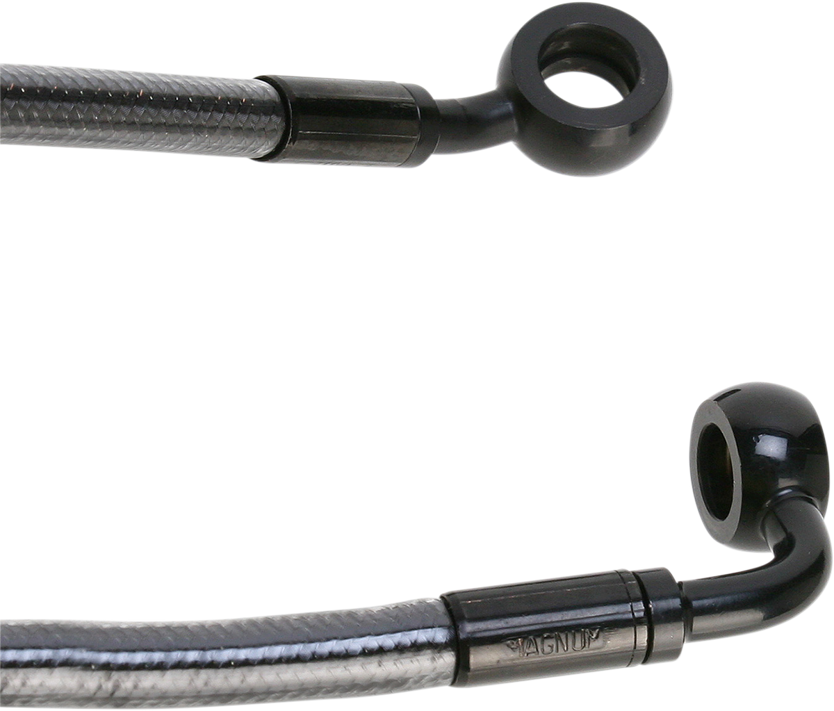 E-Z Align Braided Single Disc Front Brake Line