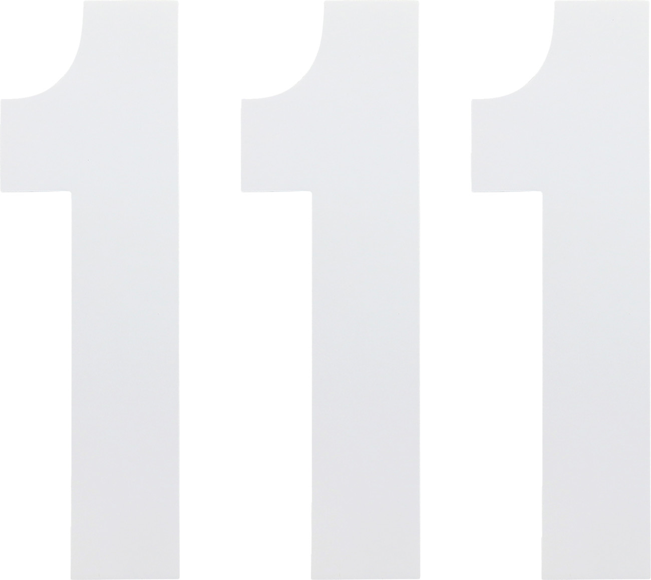 Factory Effex Standard Number One Sticker