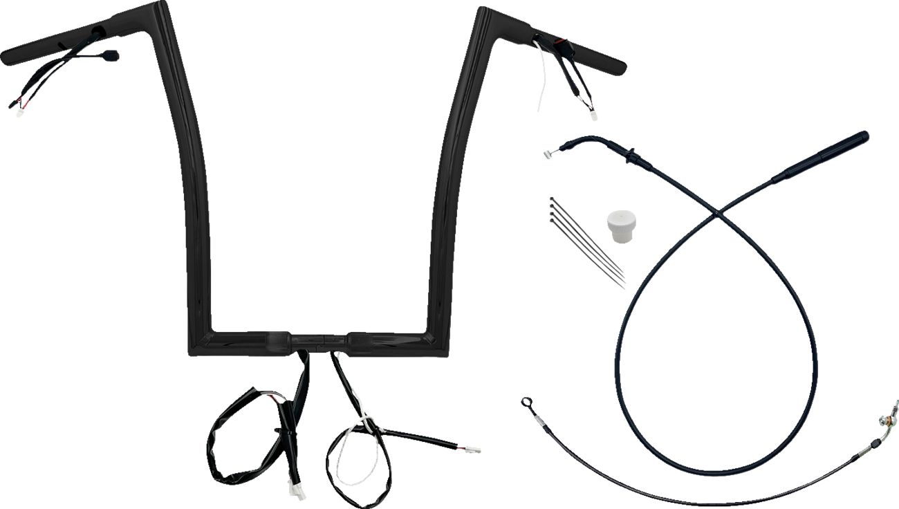 FAT BAGGERS INC. 1-1/4" EZ Install Flat Top Handlebar