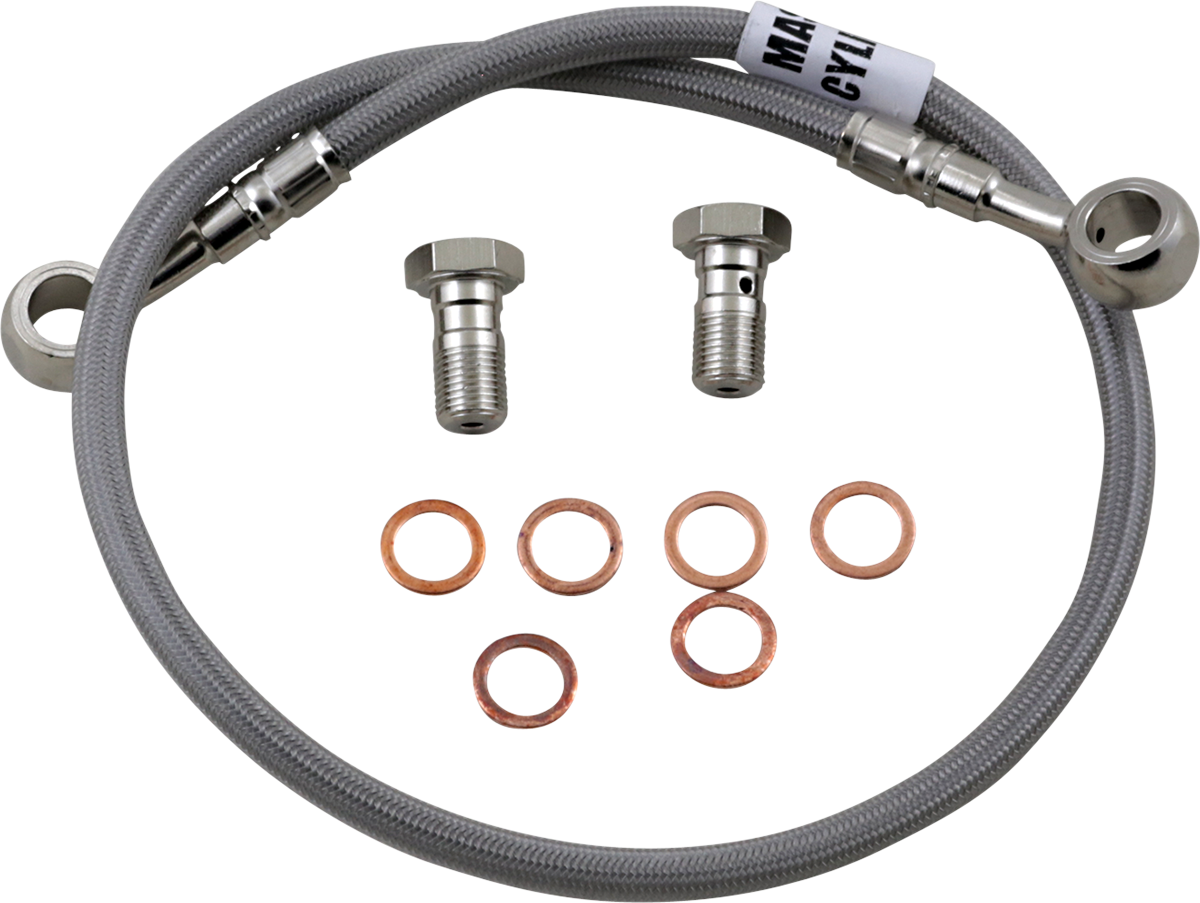 Gbrakes Brake Line - Stainless Steel 2004-2007 Suzuki TL 1000 R / 1998-2003 Suzuki TL1000R