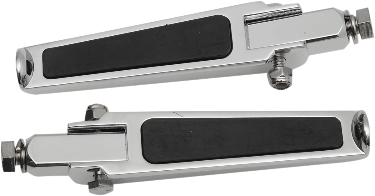 Drag specialties Bolt-On Footpegs - Rubber Inlay