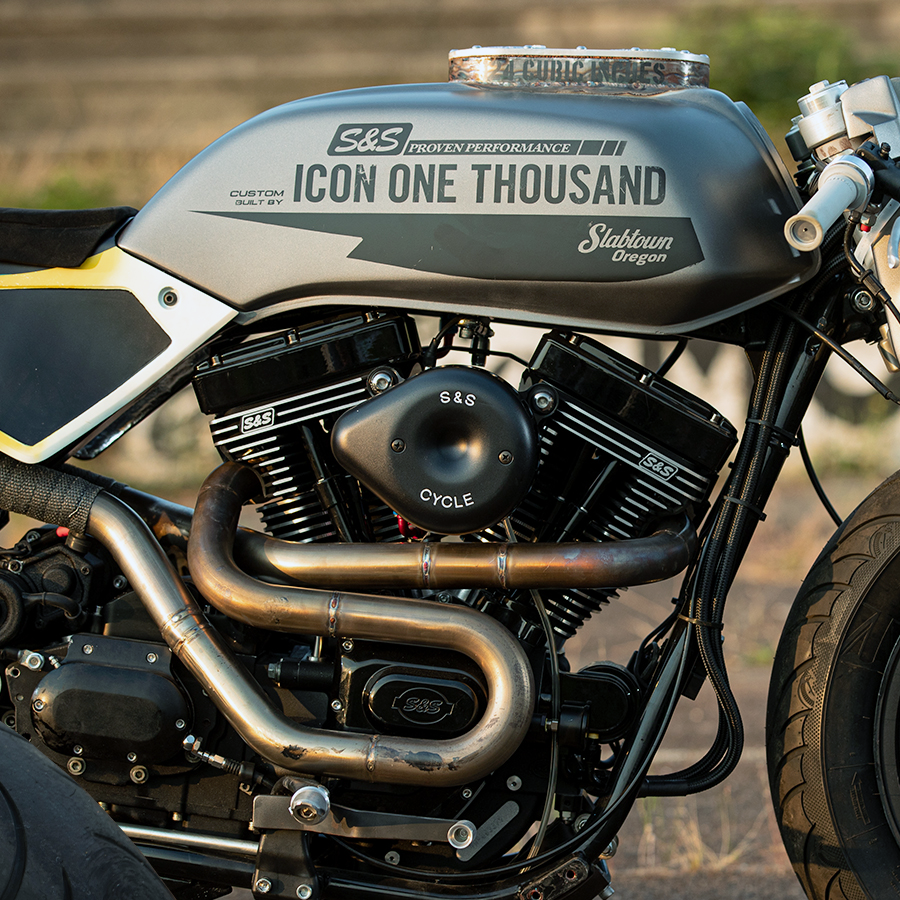 S&S CYCLE T124 High Compression Long Block Engine