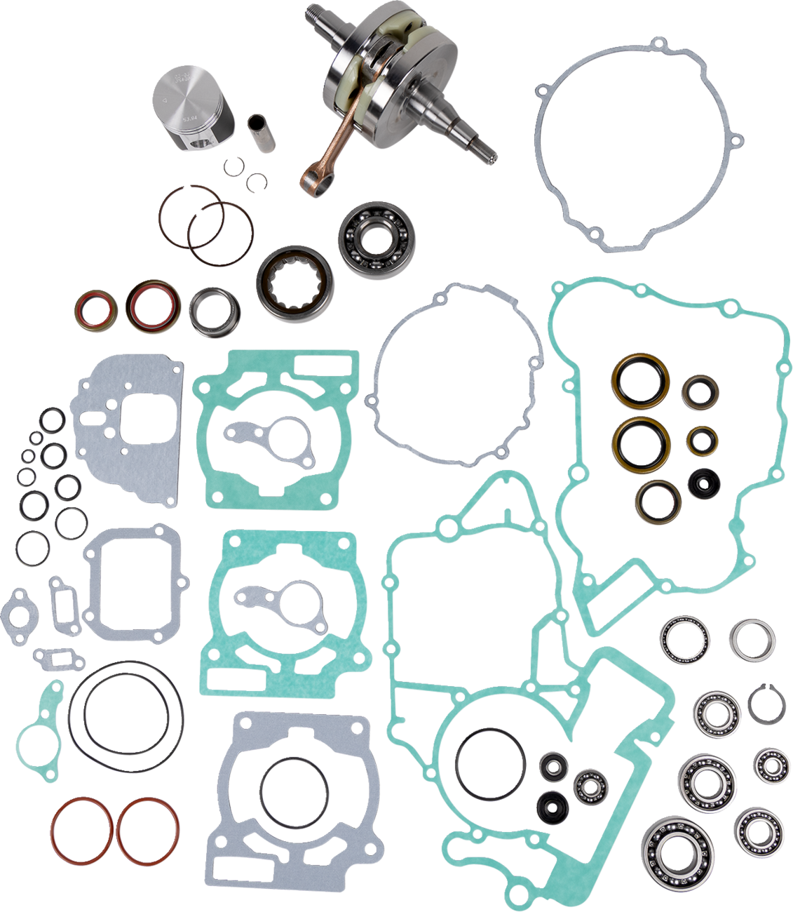 Vertex Complete Engine Rebuild Kit for 2-Stroke 2007-2015 KTM 125 SX / 2014-2015 Husqvarna TC125