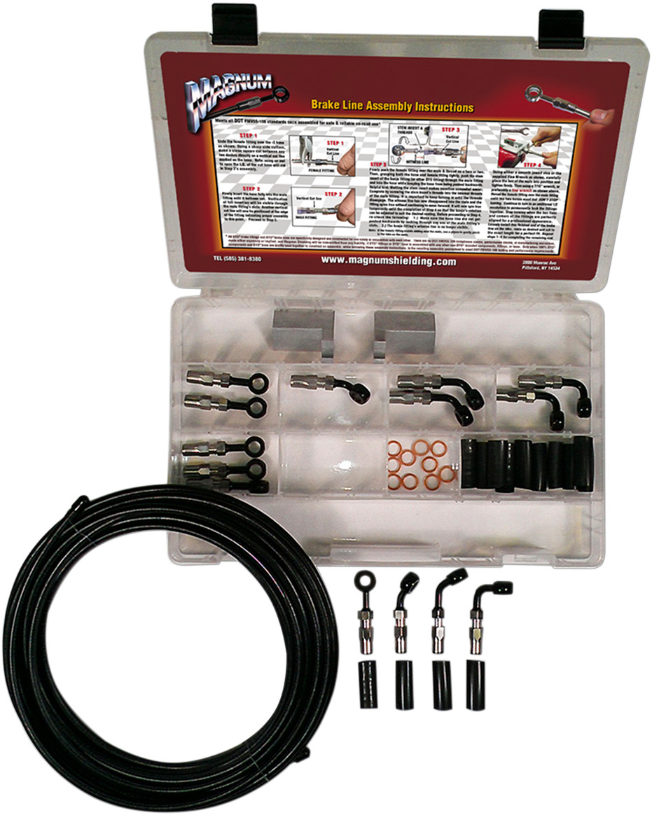 MAGNUM SHIELDING BYO® Build-Your-Own Brake Line Basic Builder Kit