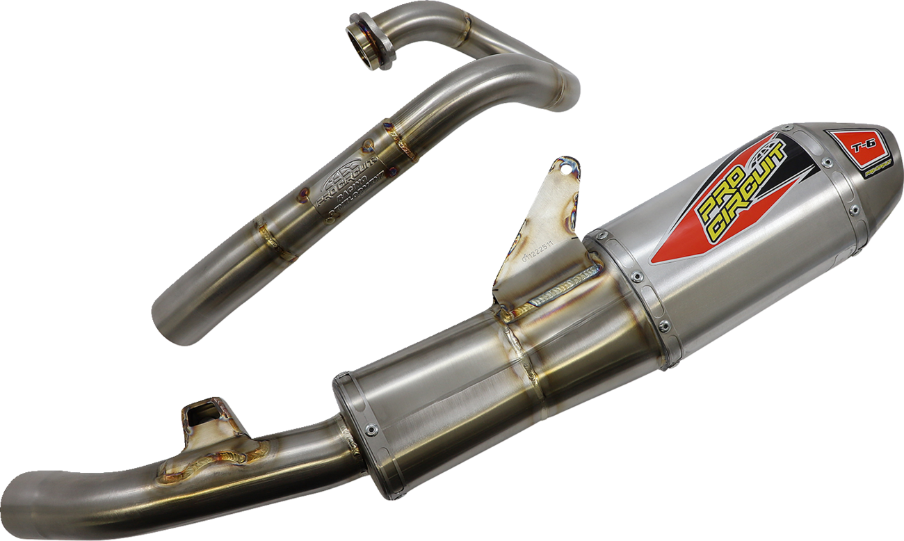 Pro circuit T-6 Exhaust System 2022-2023 Honda CRF250RX / 2022-2023 Honda CRF250R