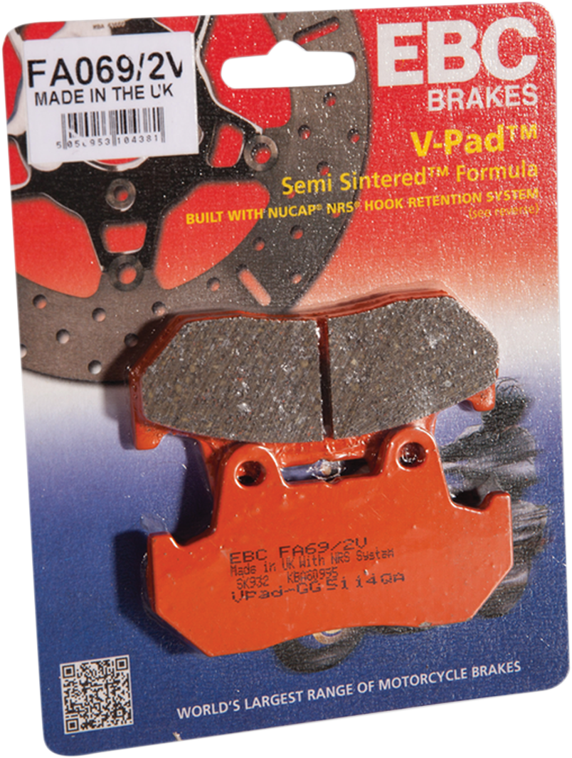 Organic Base "FA" Brake Pads
