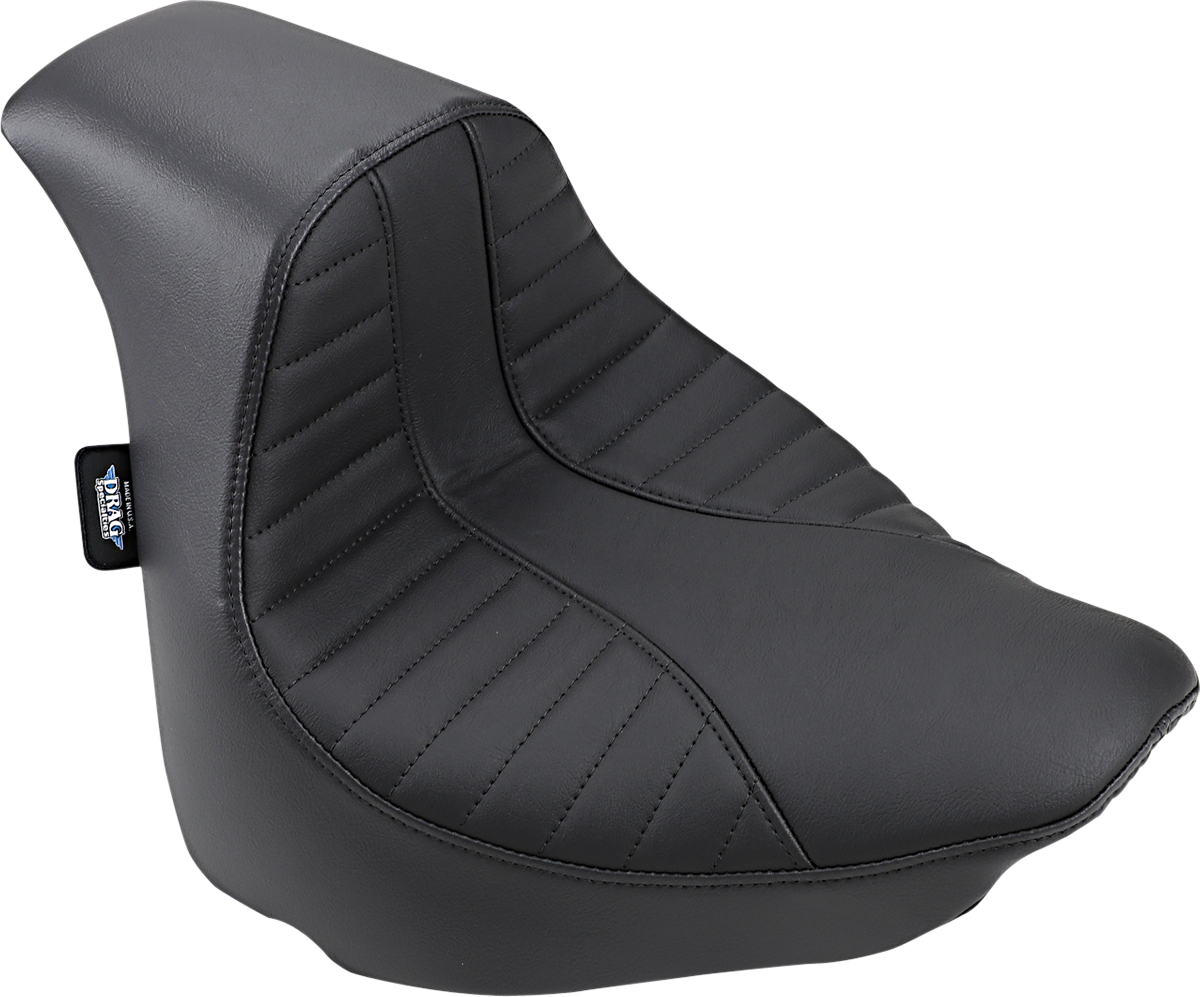 Drag specialties seats EZ-Solo Seat - Scorpion Stitch - Vinyl - FXFB/S '18-'22 2018-2019 Harley Davidson FXFB Fat Bob 107 / 2018-2021 Harley Davidson FXFBS Fat Bob 114 / 2022-2022 Harley Davidson FXBBS Street Bob 114