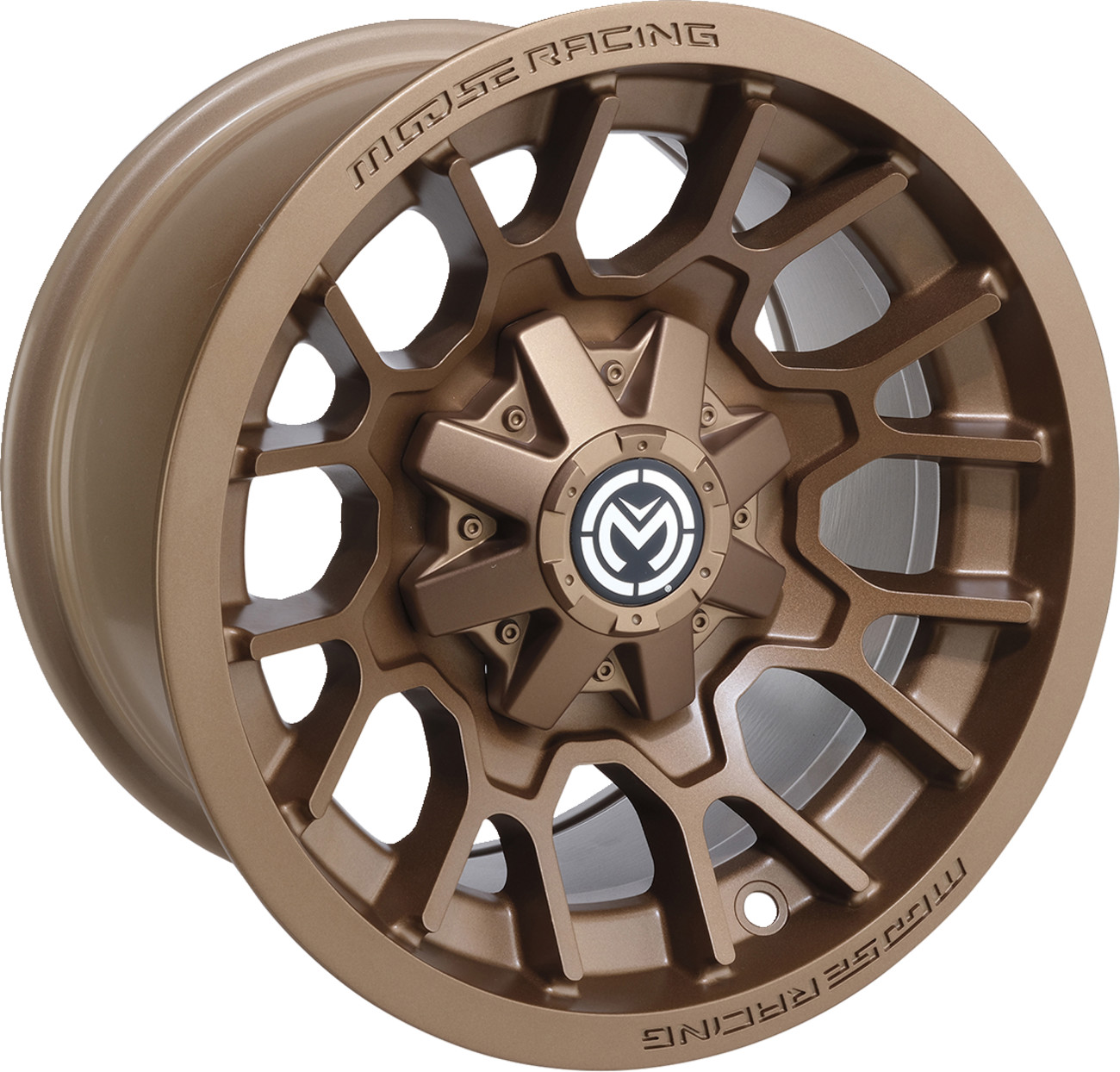 Moose offroad Wheel - 24X - Front - Bronze - 12x7 - 4/136 - 4+3 Can-Am/Honda/Kawasaki
