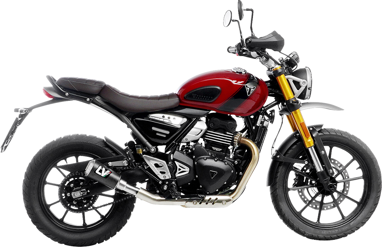 LeoVince LV-10 Slip-On Exhaust Triumph Speed 400 / Scrambler 400 X 2024