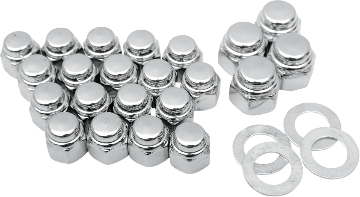 COLONY Chrome Cap Nut Kit