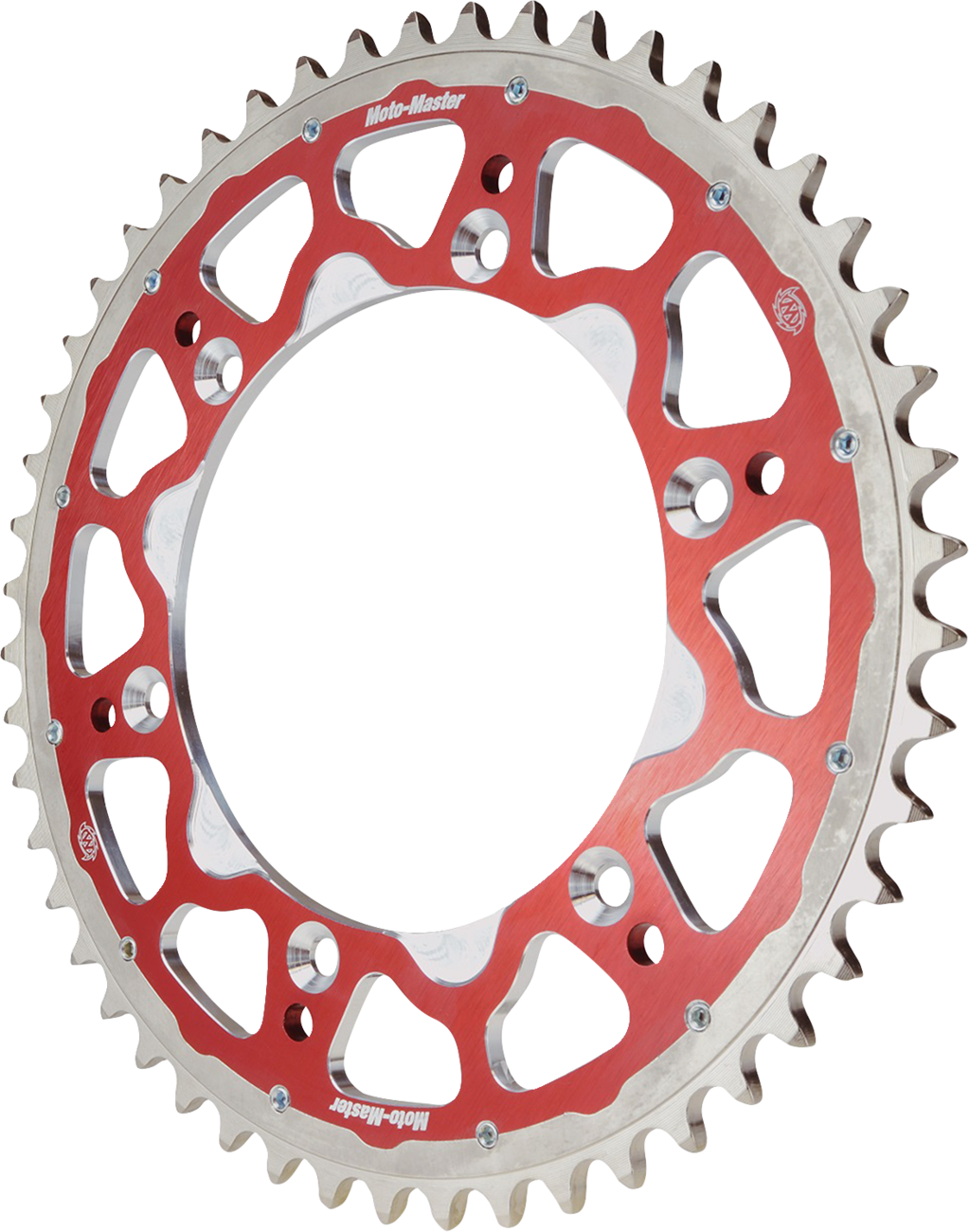 Moto-master Fusion Series Dual Ring Rear Sprocket - 48 Tooth - Red Beta/Gas Gas/Husqvarna/Rieju/Sherco/Suzuki 48T