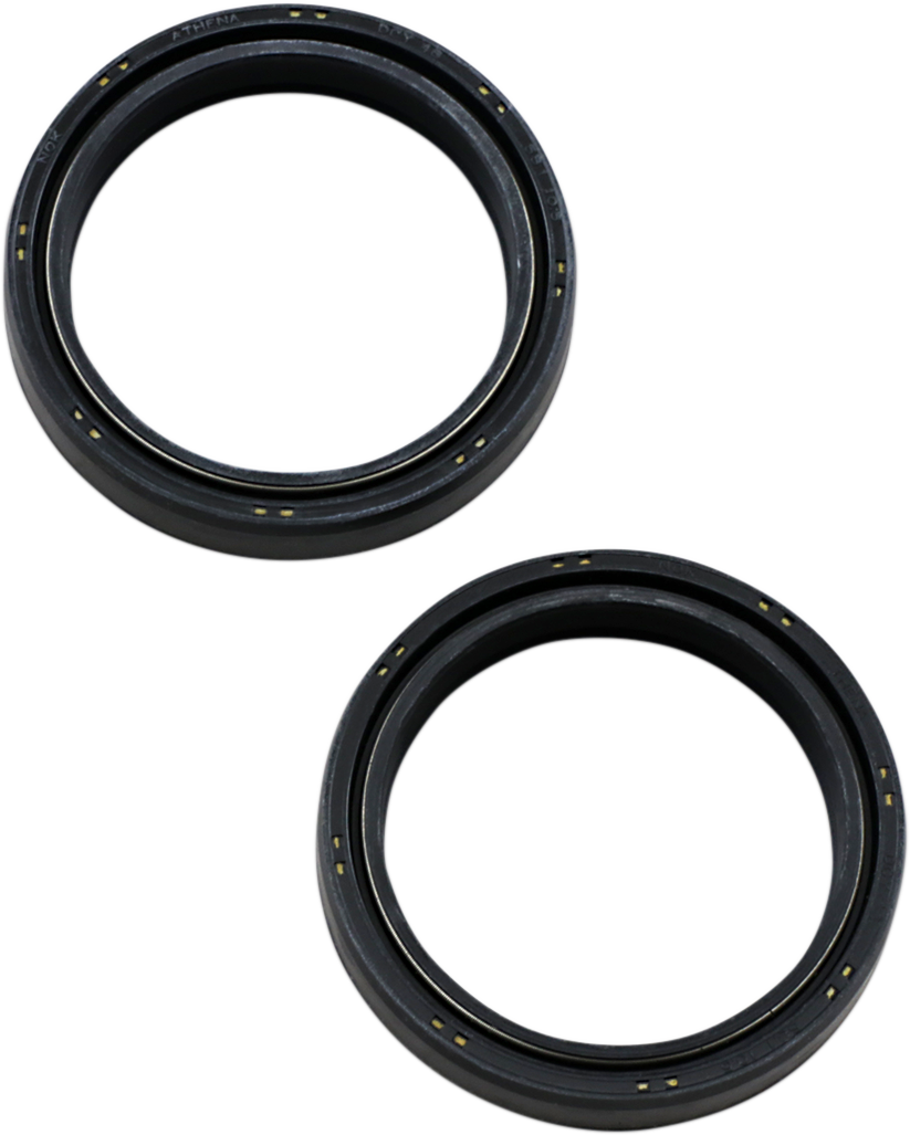 Parts unlimited Front Fork Seals - 46 mm ID x 58.1 mm OD x 10.5 mm T 1998-2001 Kawasaki ZX900 Ninja ZX-9R / 2000-2002 Kawasaki ZX600 Ninja ZX-6R