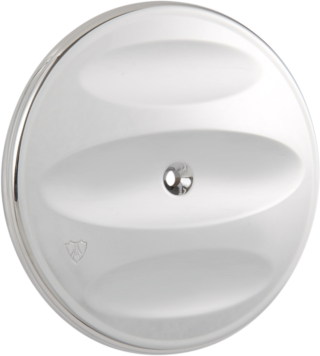 Arlen ness Big Sucker Stage 1 Outer Cover - Scalloped - Chrome