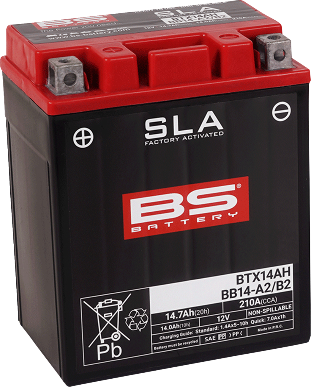 BS BATTERY SLA Factory- Activated AGM Maintenance-Free Battery