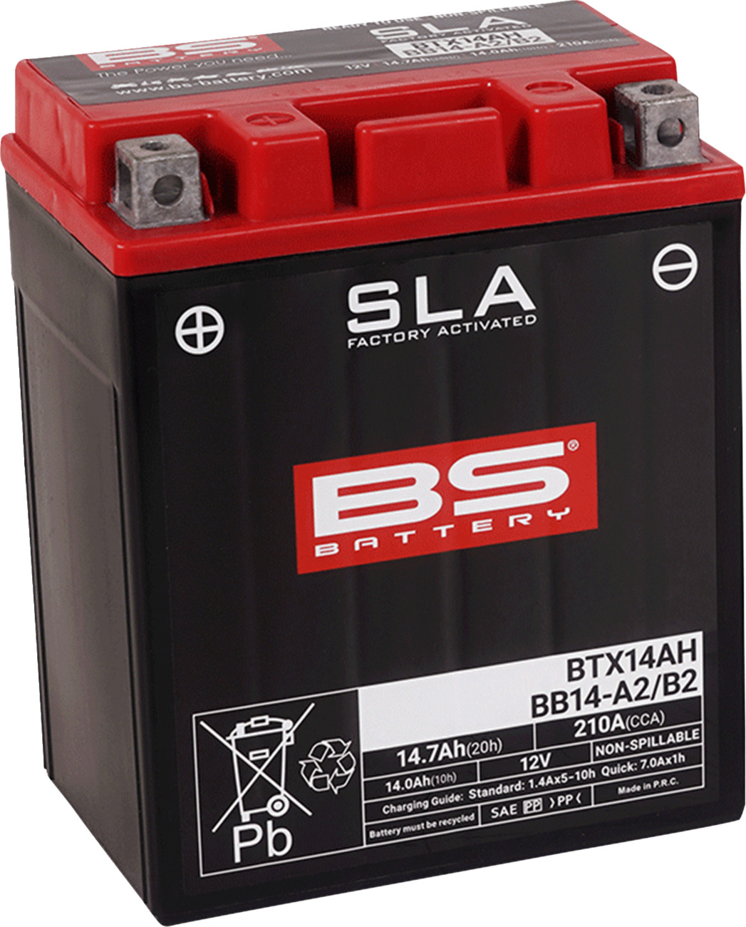 BS BATTERY SLA Factory- Activated AGM Maintenance-Free Battery