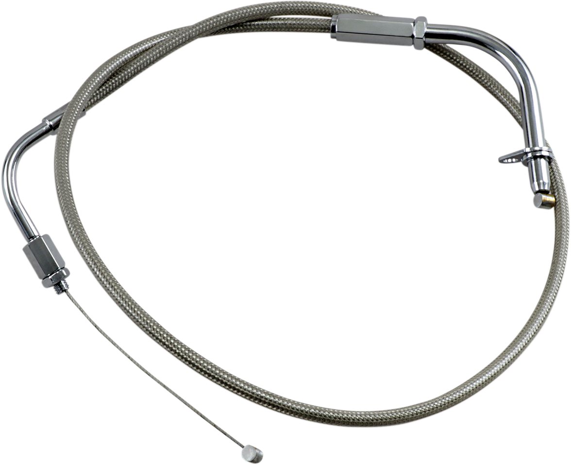 Armor Coat Stainless Steel Throttle/Idle Cable for Cruisers