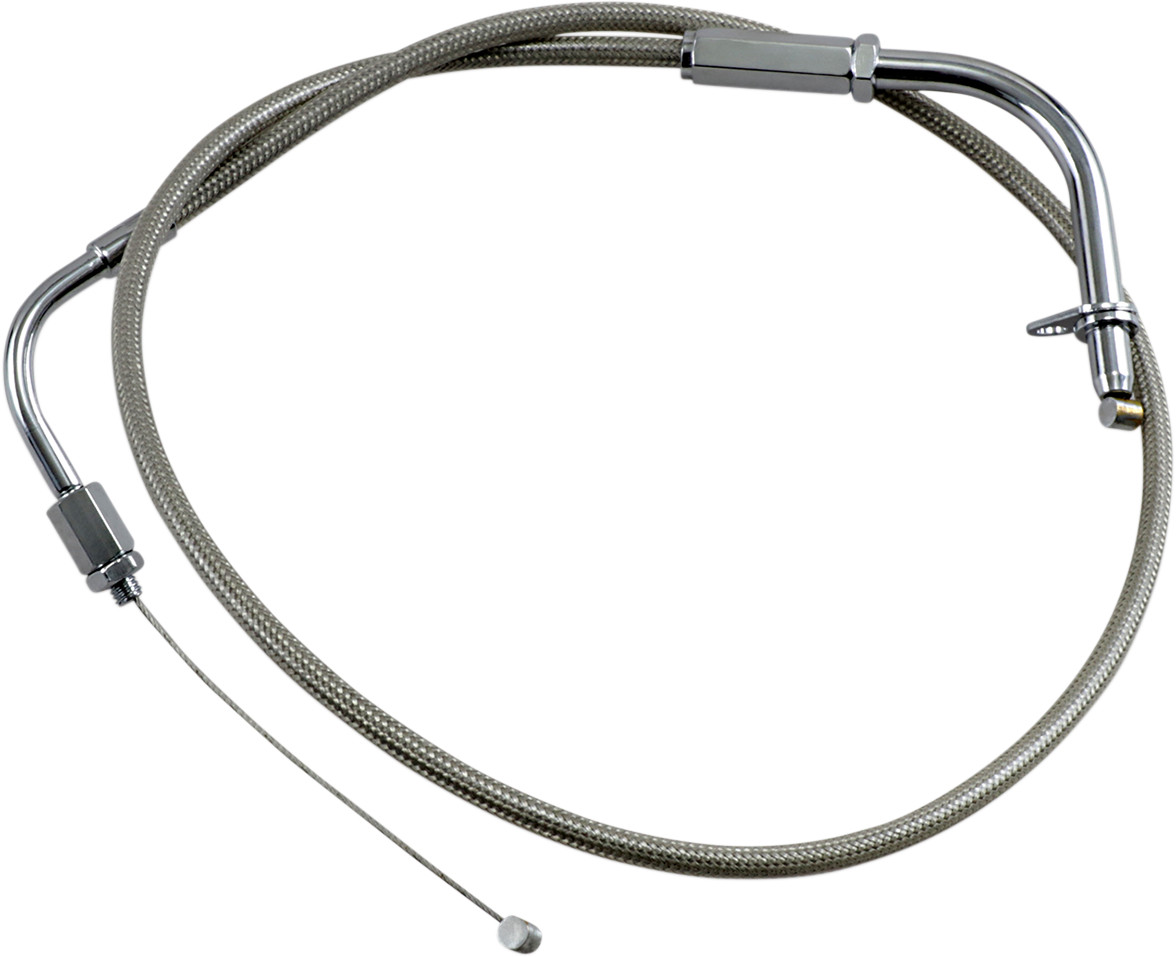 MOTION PRO Armor Coat Stainless Steel Throttle/Idle Cable for Cruisers