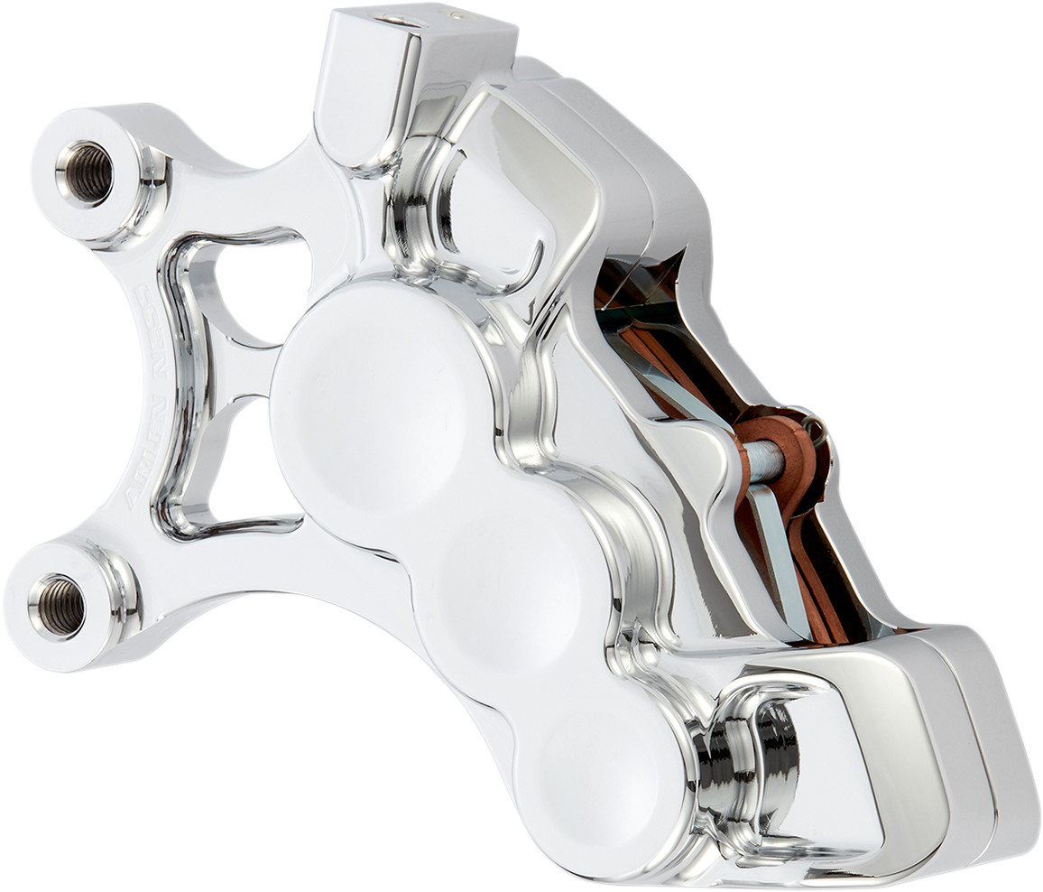 Arlen Ness Front 6 Piston Differential Bore Caliper For Harley With 14" Rotors 2006-2026