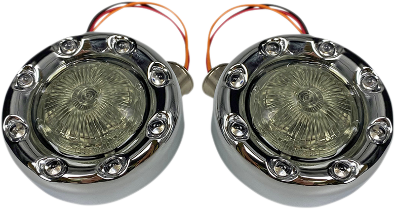 Custom Dynamics Probeam Smoke 1157 LED Rear Bullet Turn Signals 2007-2022 Harley