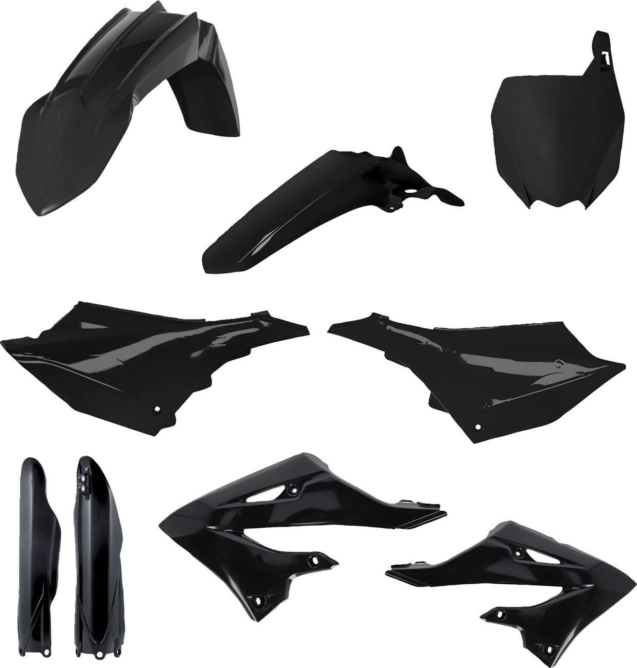 ACERBIS (2936150001) Replacement Plastic Kit | Full Replacement Body Kit - Black